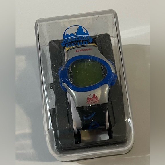 NEW Innovage Gear Blue and Silver Digital Watch - Picture 2 of 4